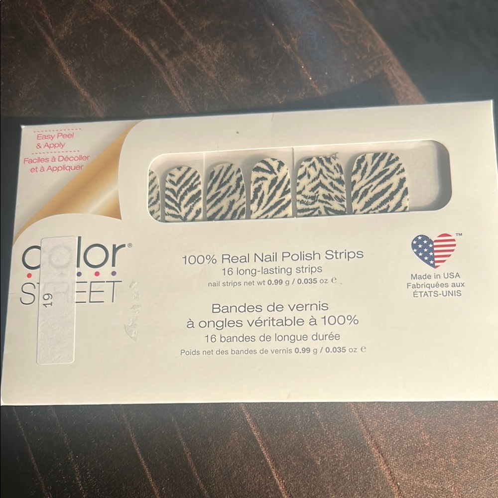 Color Street Zebra Nail Polish Strips